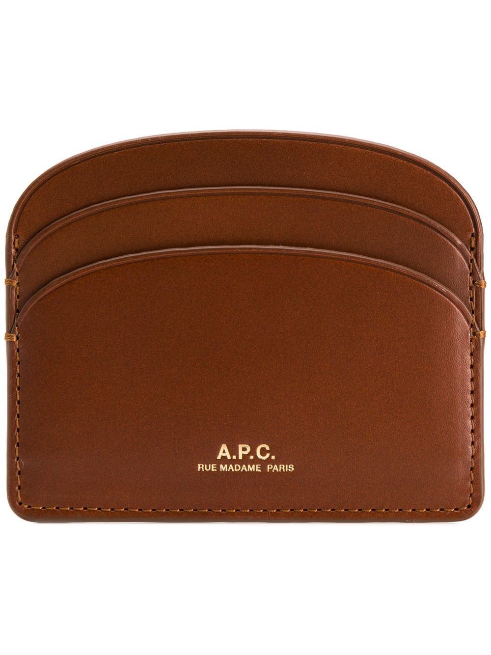 A.P.C. logo-stamp cardholder