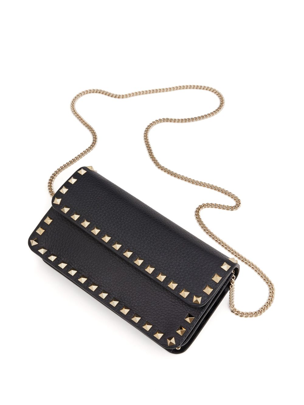Valentino Garavani Rockstud leather clutch bag