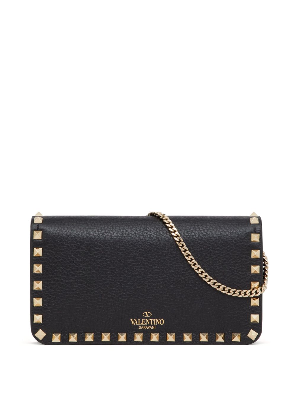 Valentino Garavani Rockstud leather clutch bag