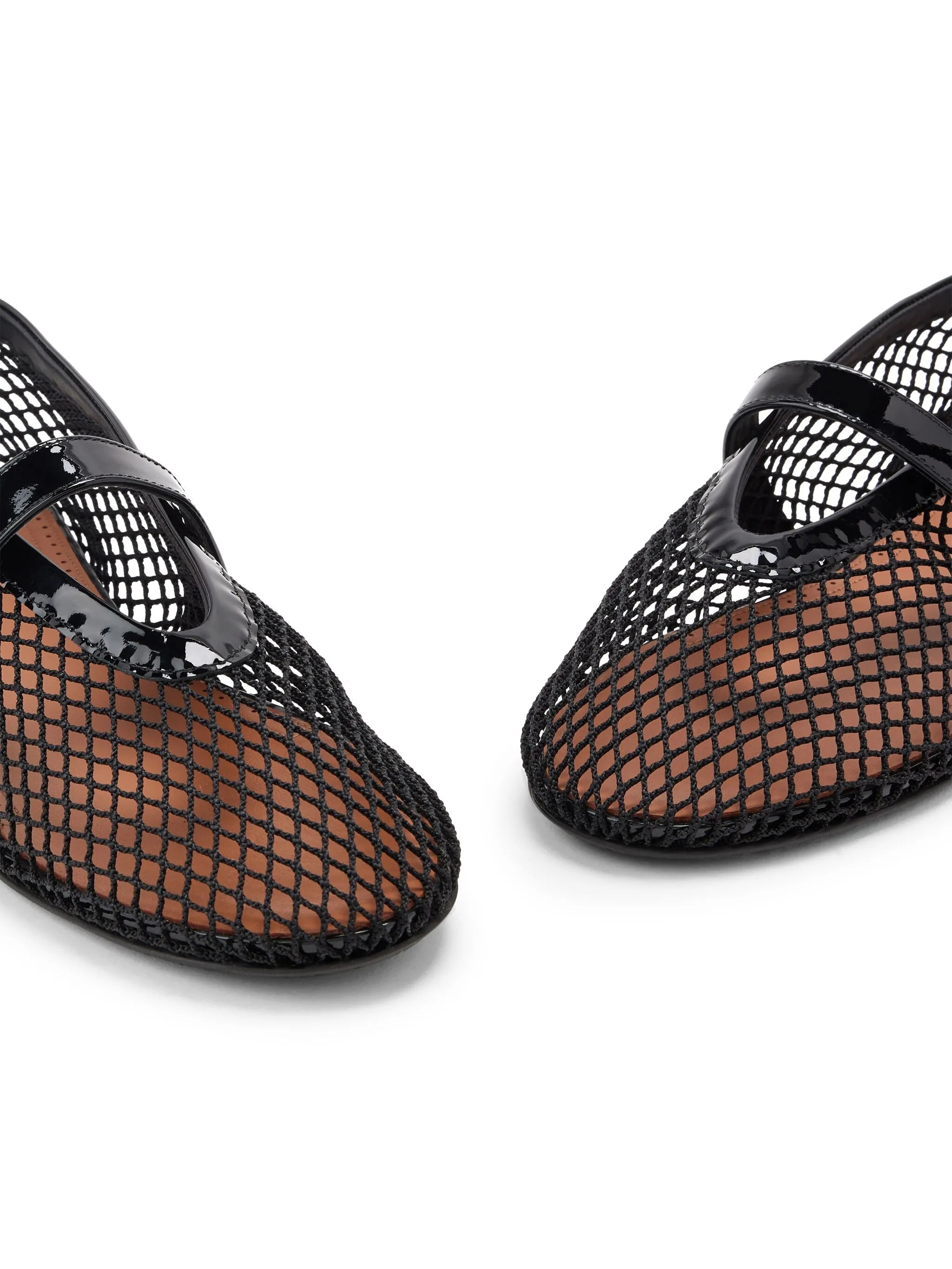 Alaïa Fishnet Ballet Flats