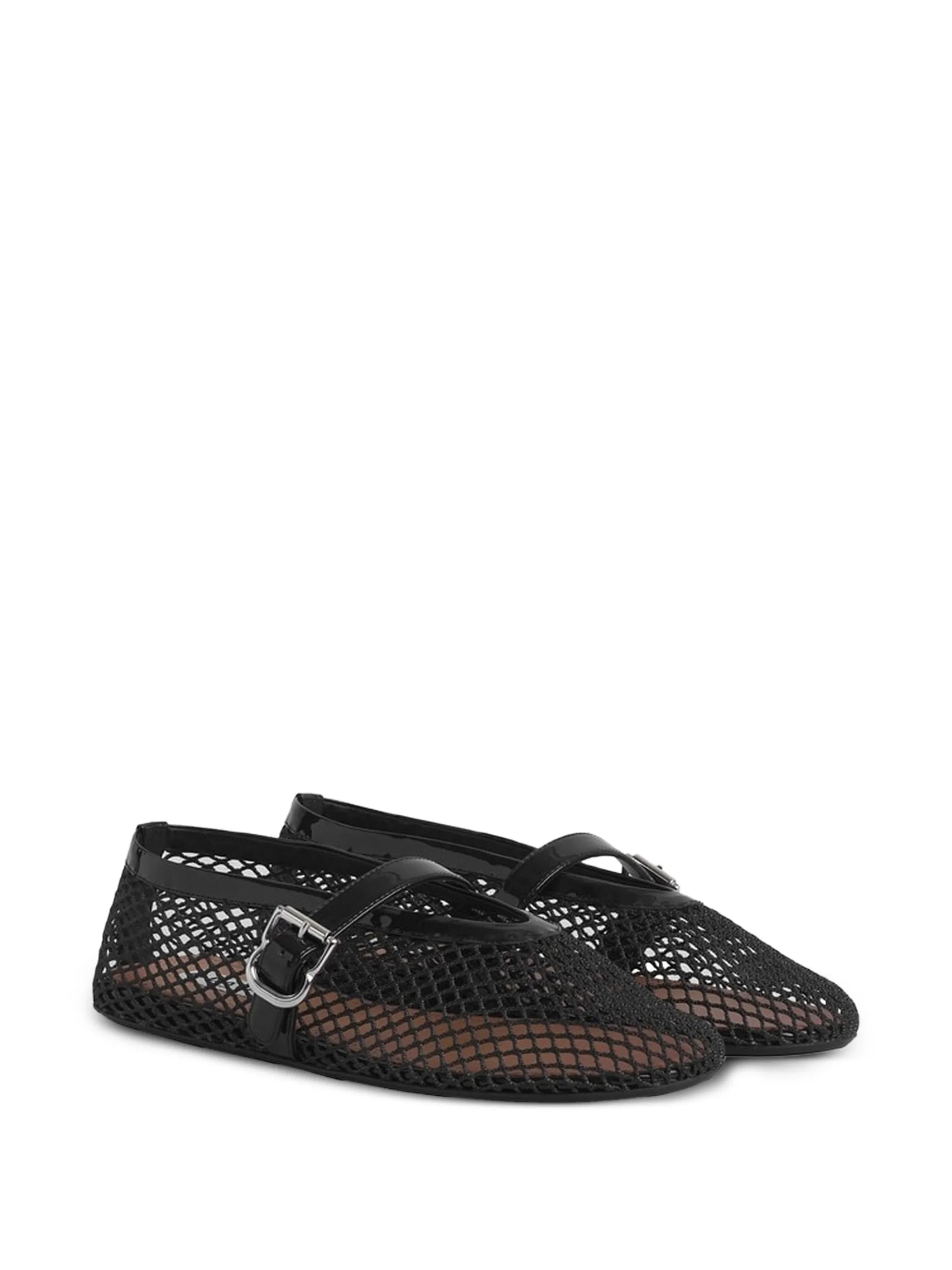 Alaïa Fishnet Ballet Flats