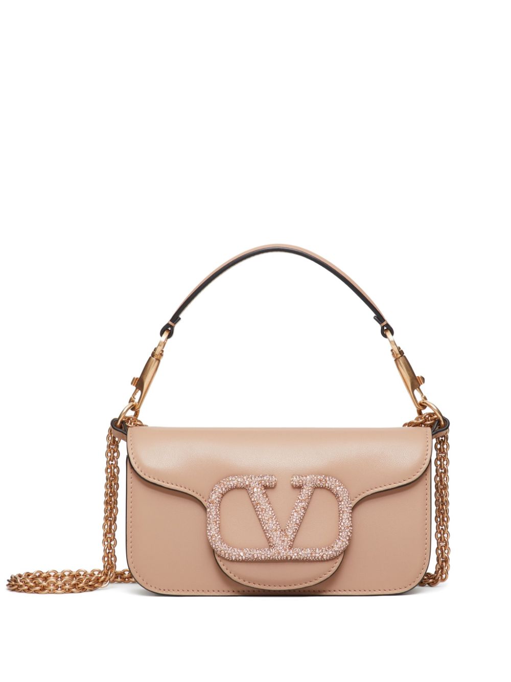 Borsa a tracolla piccola Locò decorata Valentino Garavani 