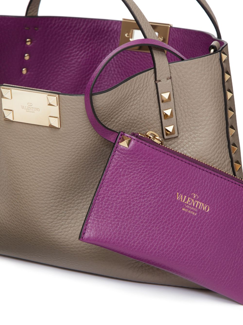 Borsa tote piccola Rockstud Valentino Garavani 