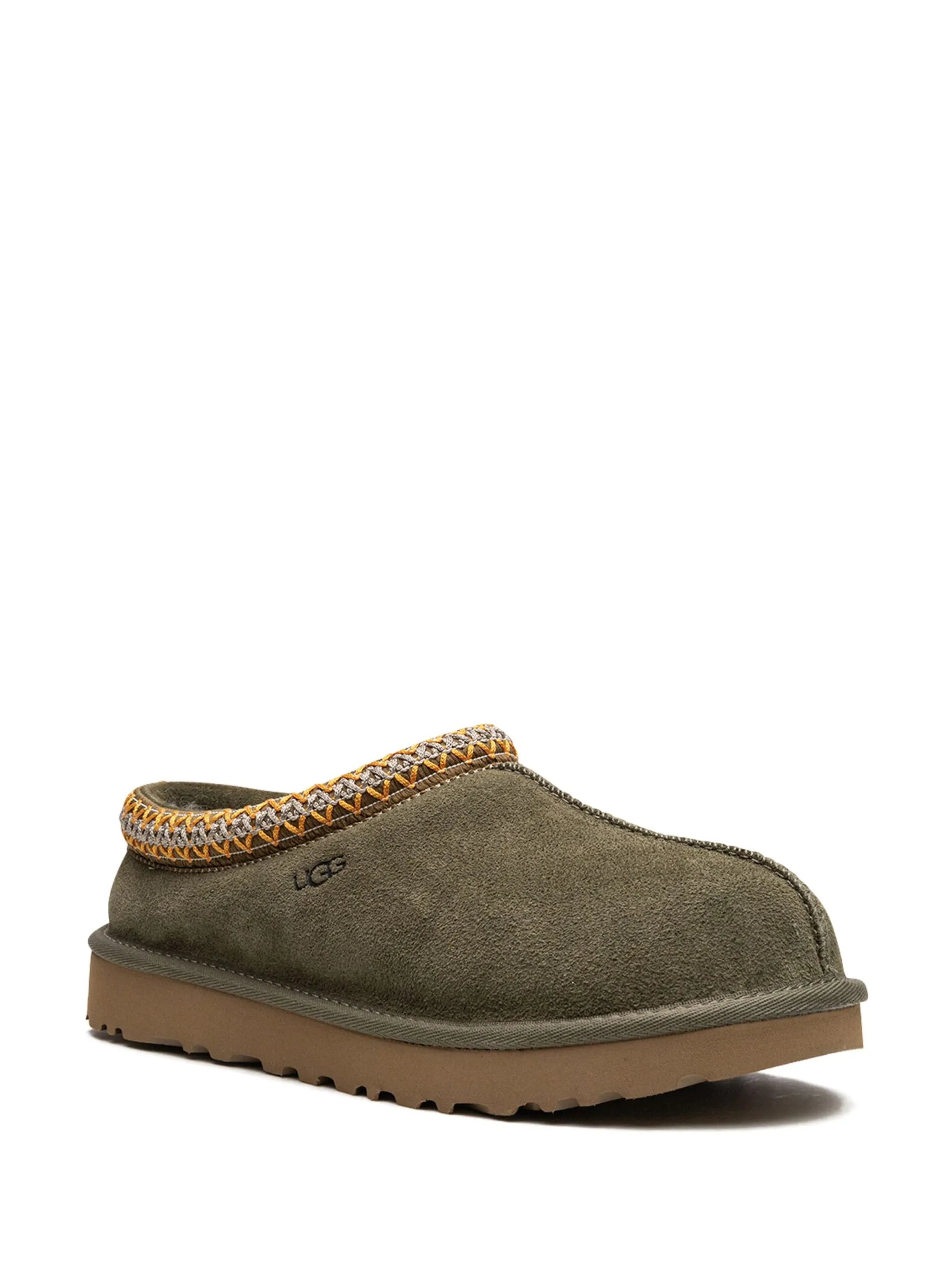 UGG Tasman Suede Olive Green Slippers