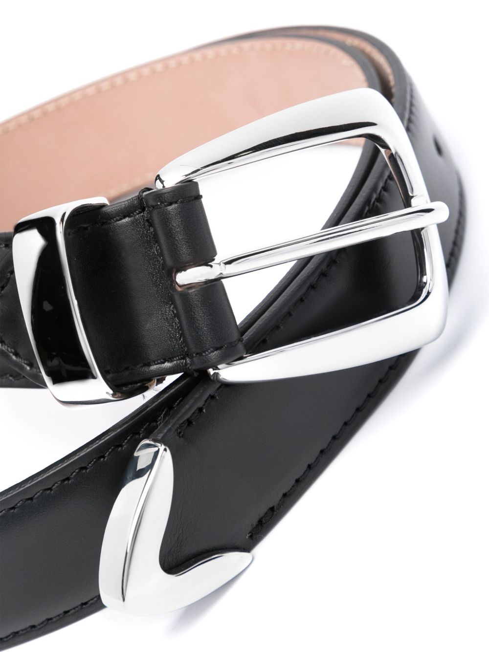 Ceinture à boucle en cuir KHAITE 