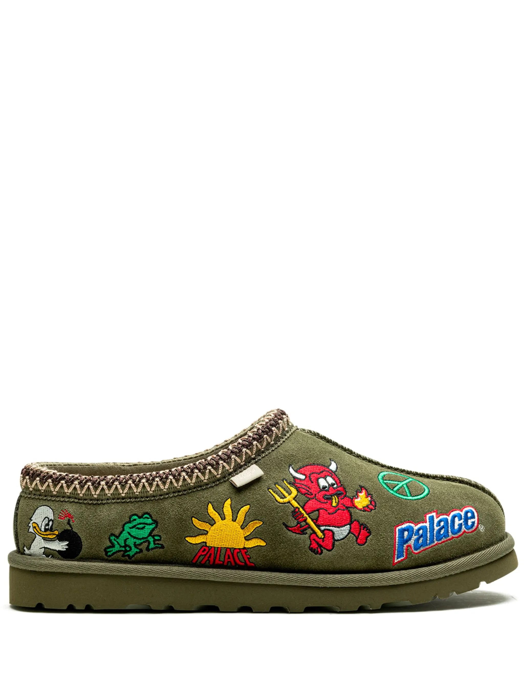UGG x Palace Burnt Olive Tasman Slippers
