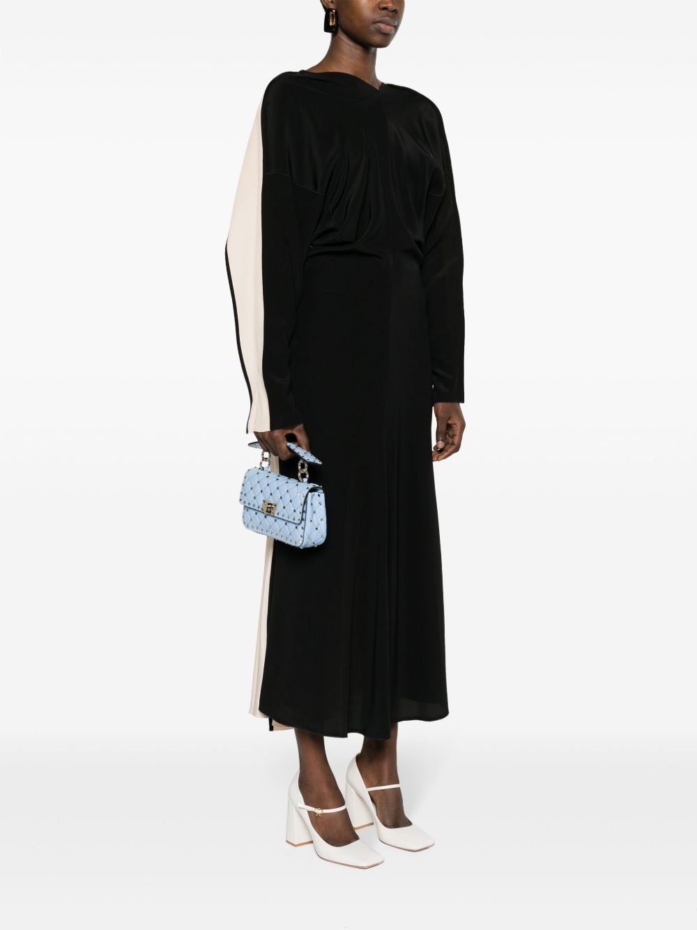 Borsa tote in pelle Valentino Garavani Rockstud Spike 