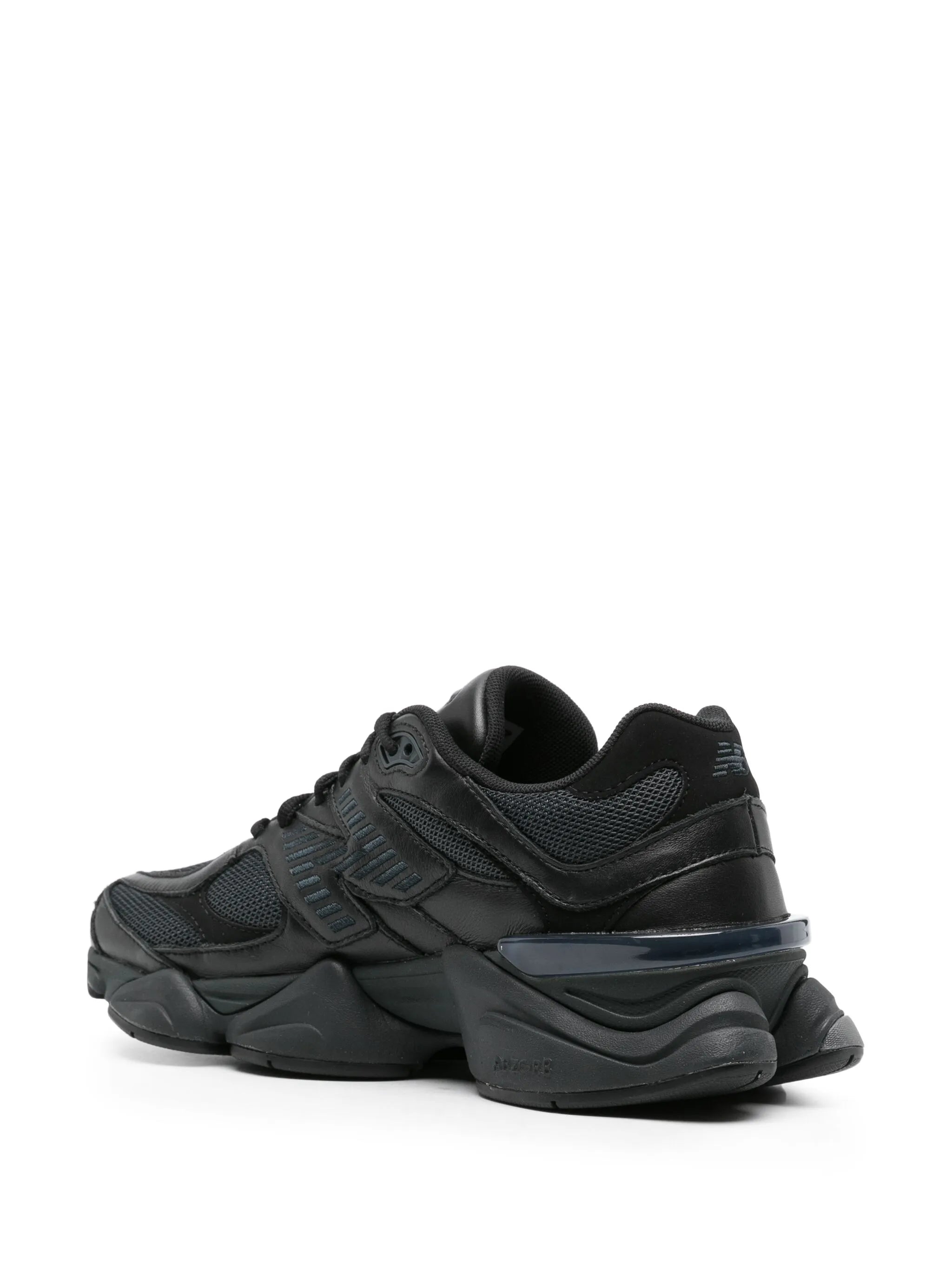 Baskets New Balance 9060 en cuir noir 