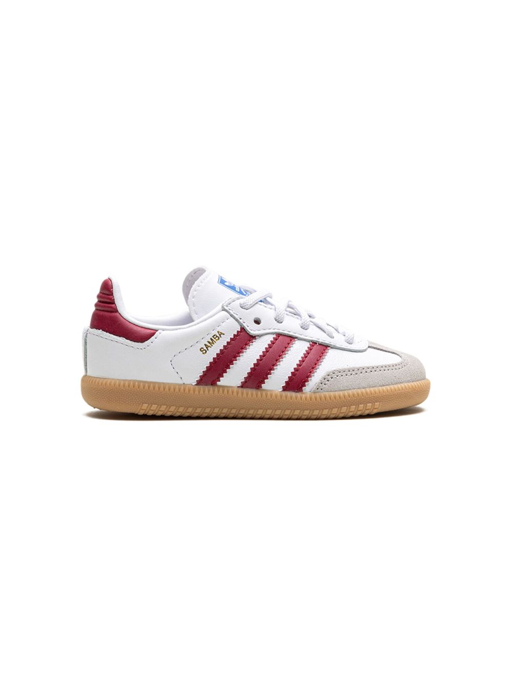 adidas Kids Samba OG EL I "Burgundy/Gum" sneakers