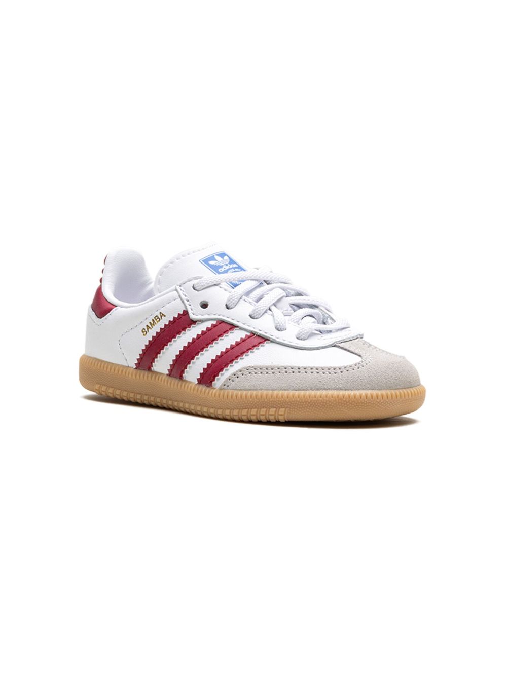 adidas Kids Samba OG EL I "Burgundy/Gum" sneakers