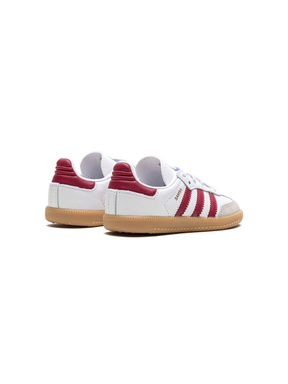 adidas Kids Samba OG EL I "Burgundy/Gum" sneakers