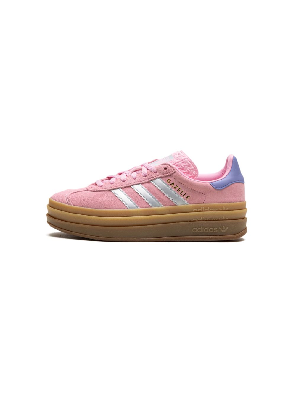 adidas Kids Gazelle "True Pink/Silver" sneakers