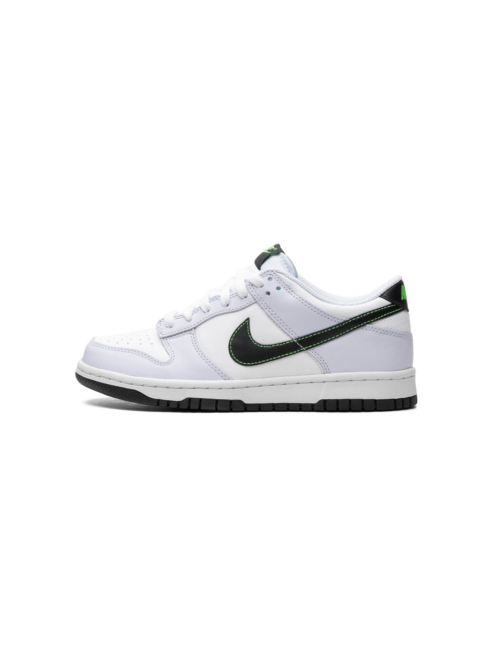 Nike Kids Dunk Low "Grey/Green Strike" sneakers