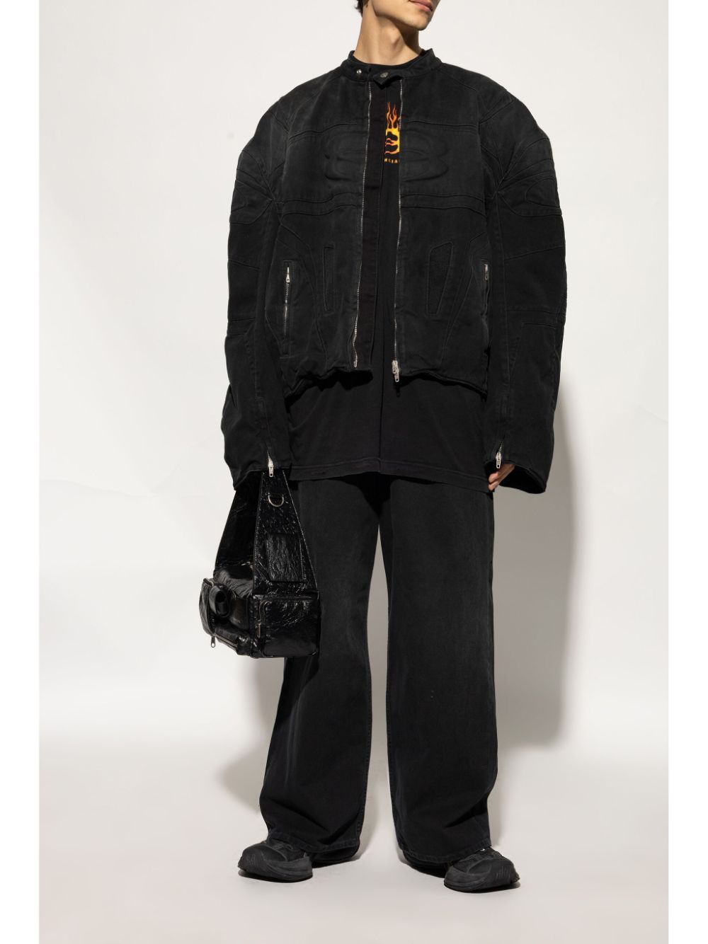 Baskets Circuit de Balenciaga à l'aspect usé 