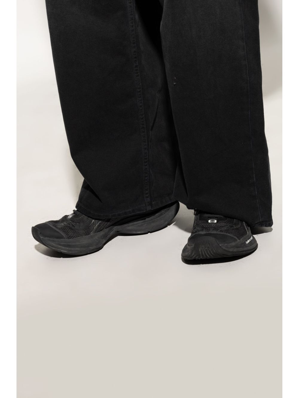 Baskets Circuit de Balenciaga à l'aspect usé 