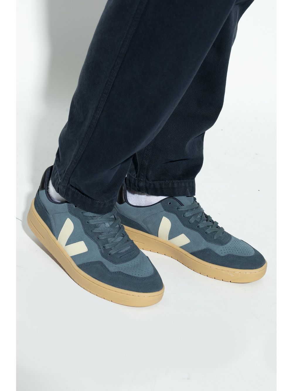 VEJA V-90 suede sneakers