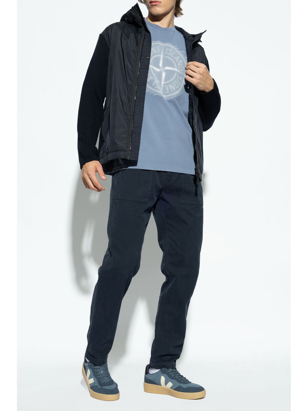 VEJA V-90 suede sneakers