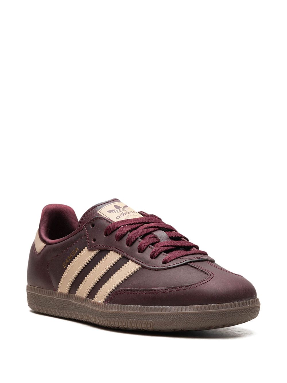 Samba OG "Maroon/Crystal Sand/Gold Metallic" sneakers