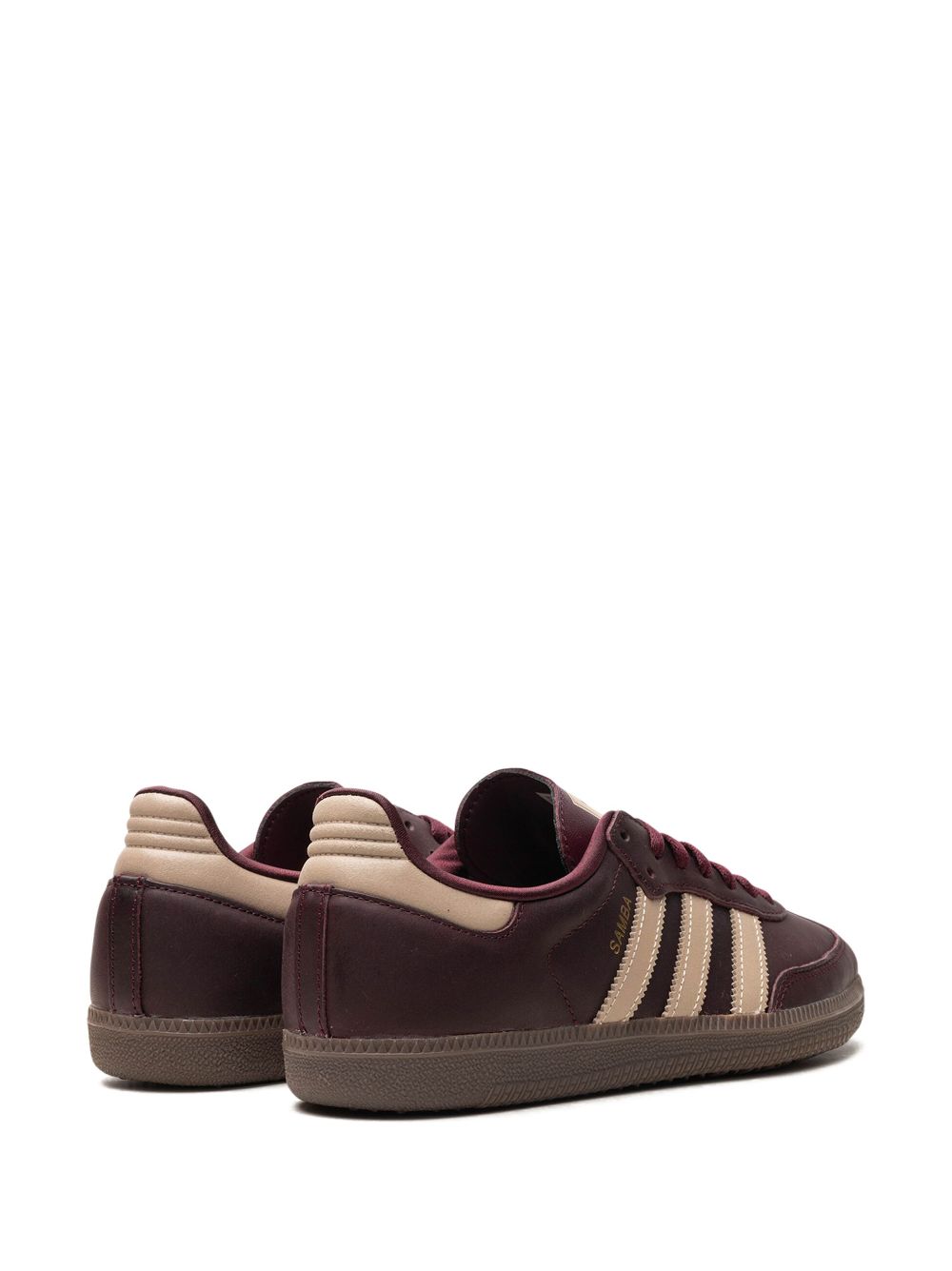 Samba OG "Maroon/Crystal Sand/Gold Metallic" sneakers