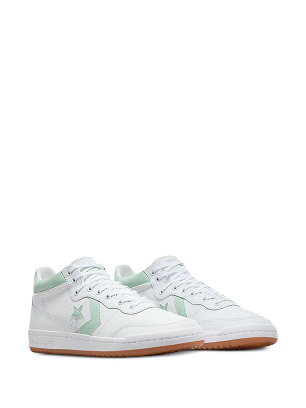 Converse Fastbreak Pro Leather Mid "White/Sticky Aloe" sneakers