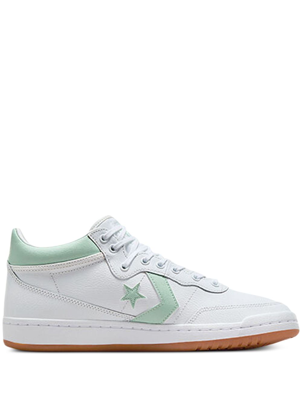 Converse Fastbreak Pro Leather Mid "White/Sticky Aloe" sneakers