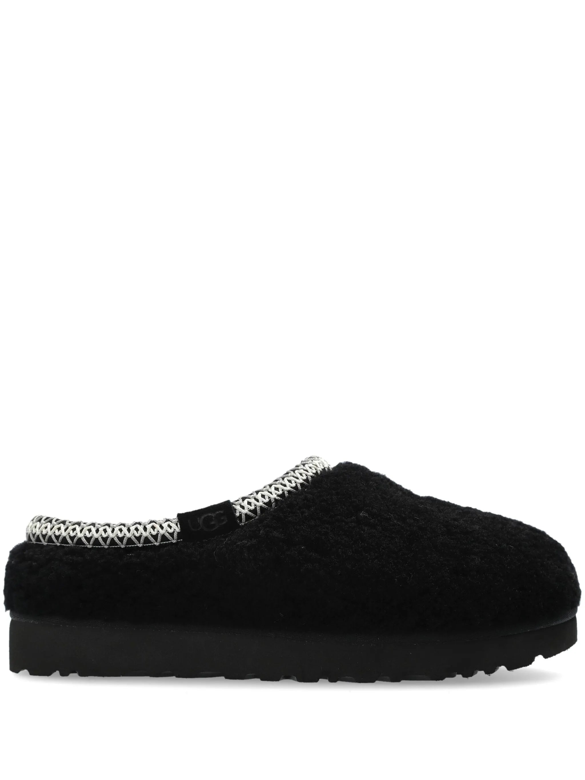 UGG Tasman Shearling Lining Black Slippers