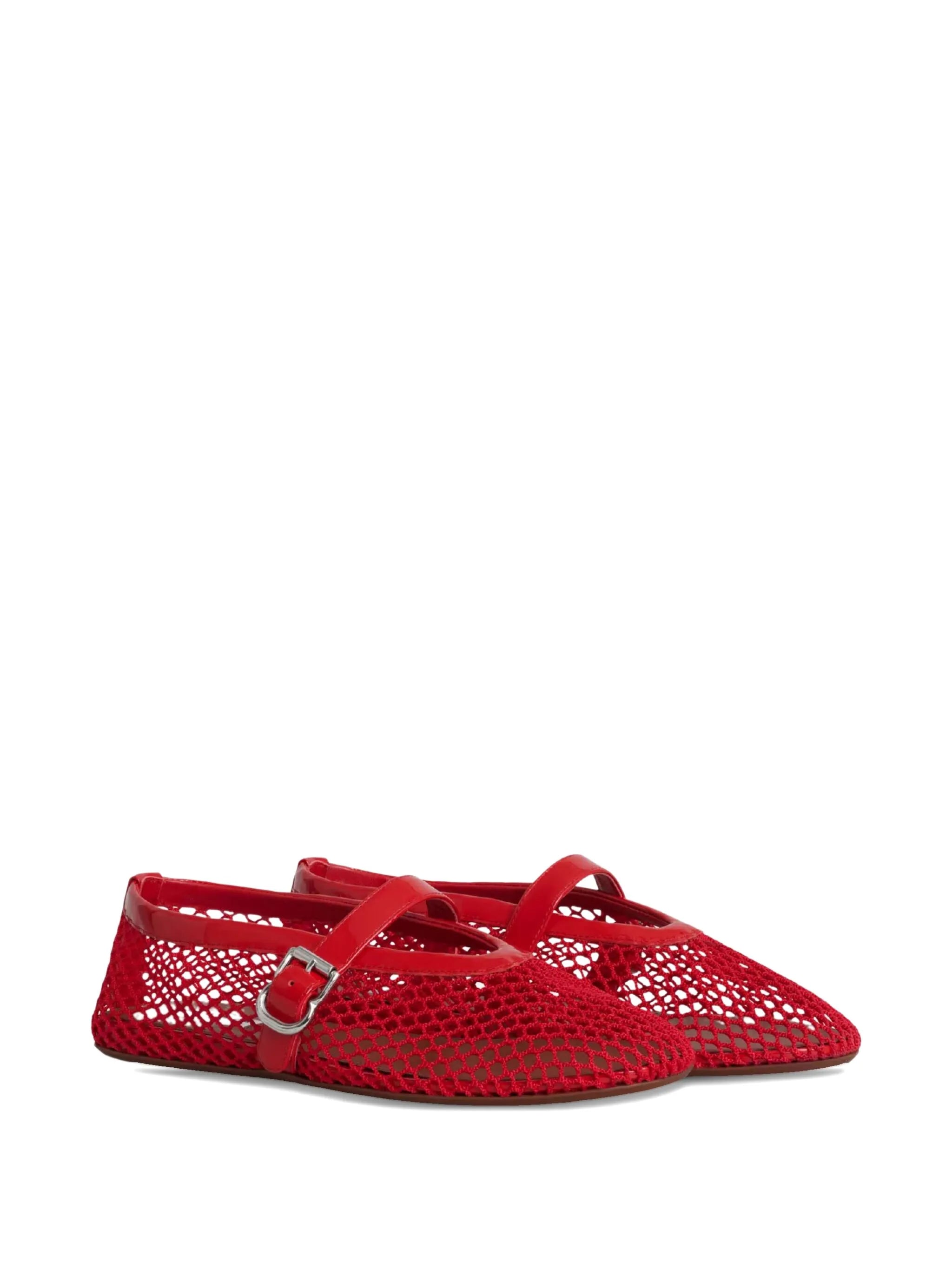 Alaïa Mesh-panel Ballet Flats