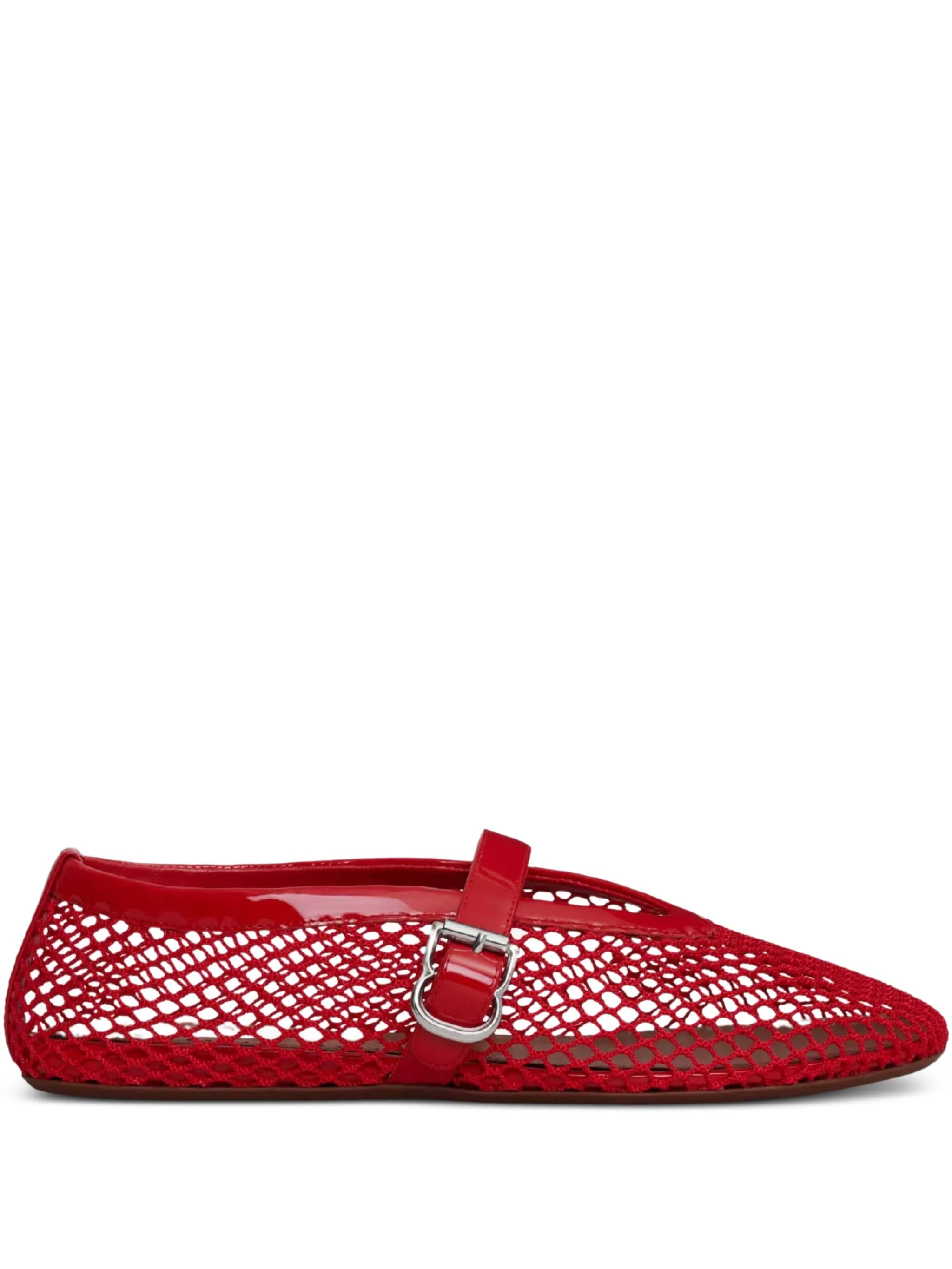 Alaïa Mesh-panel Ballet Flats
