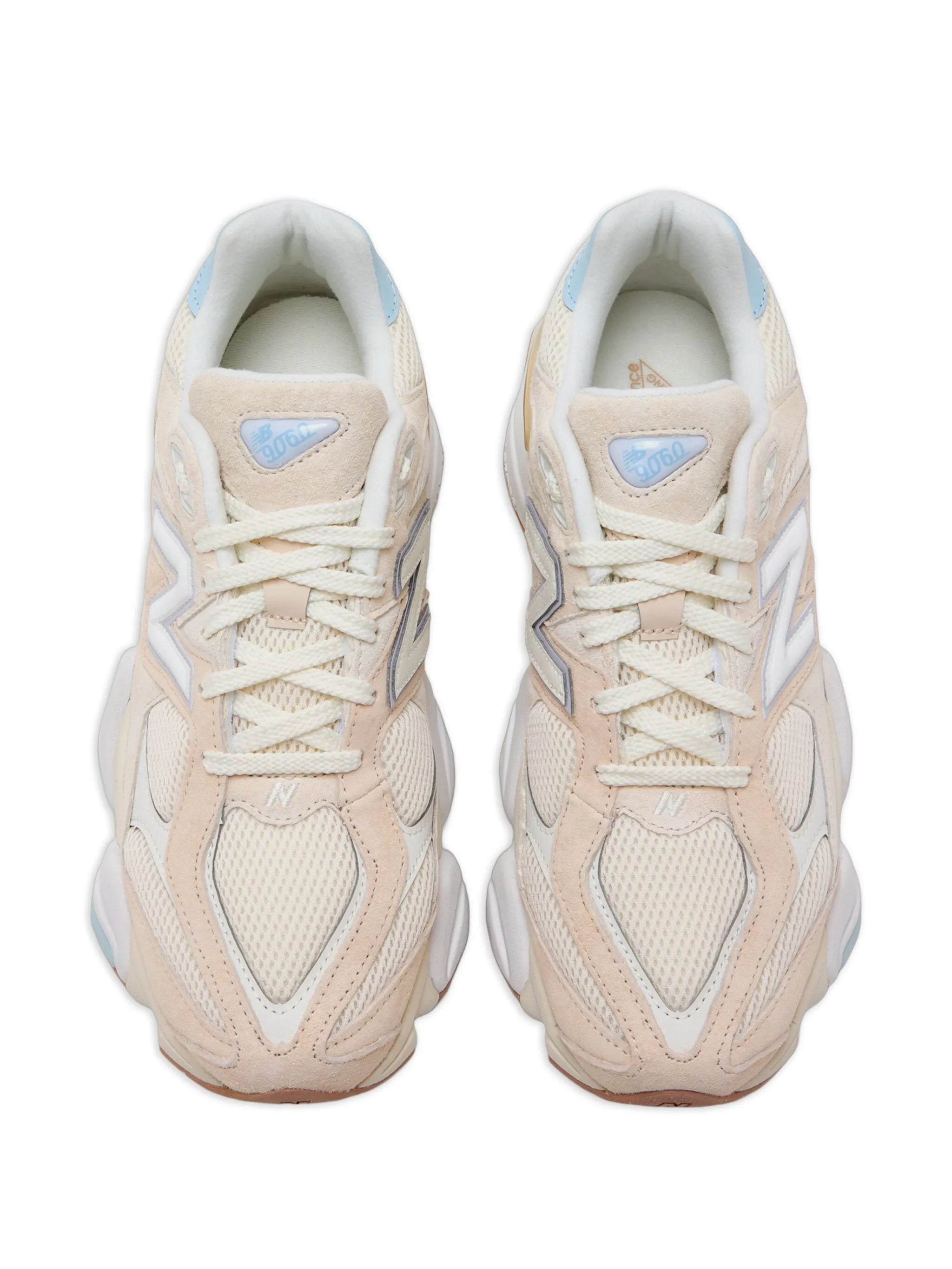New Balance 9060 Mesh Suede Bisque Sneakers