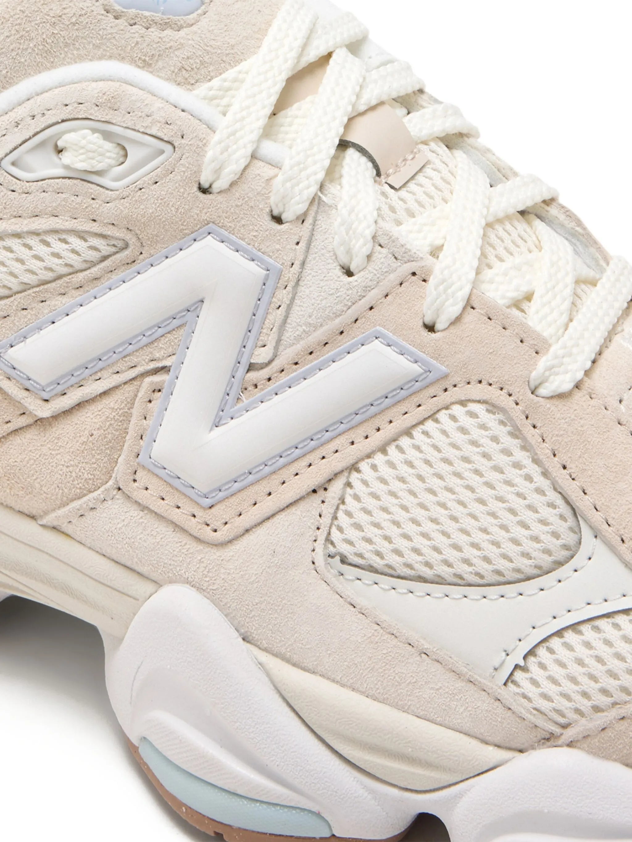 New Balance 9060 Mesh Suede Bisque Sneakers