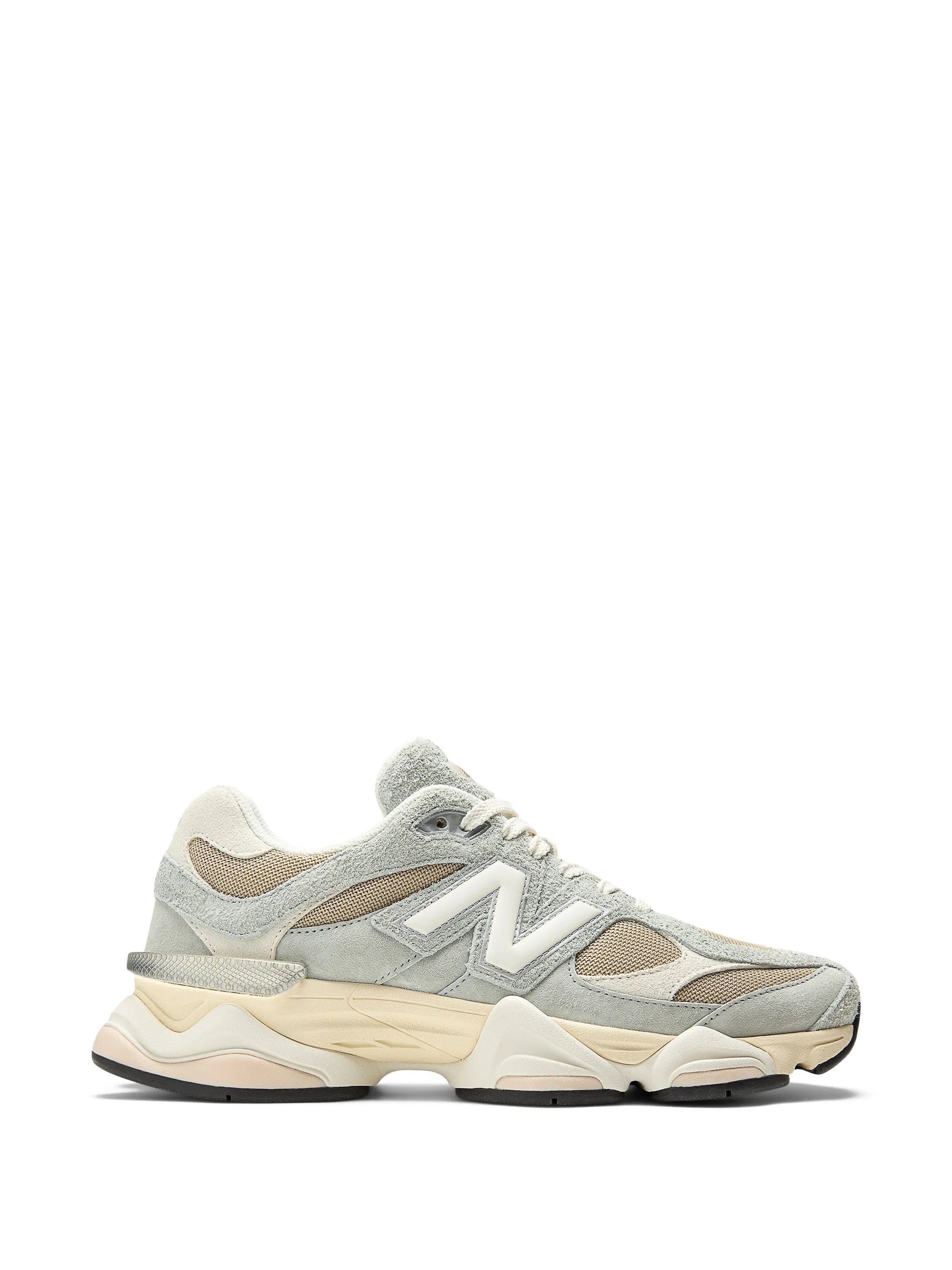 New Balance 9060 Suede Panelled Sneakers
