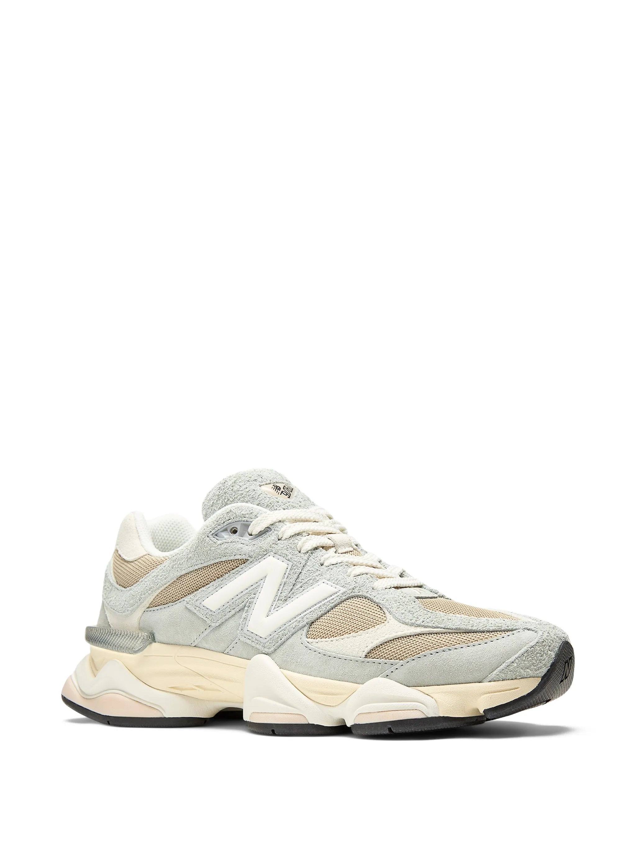 New Balance 9060 Suede Panelled Sneakers