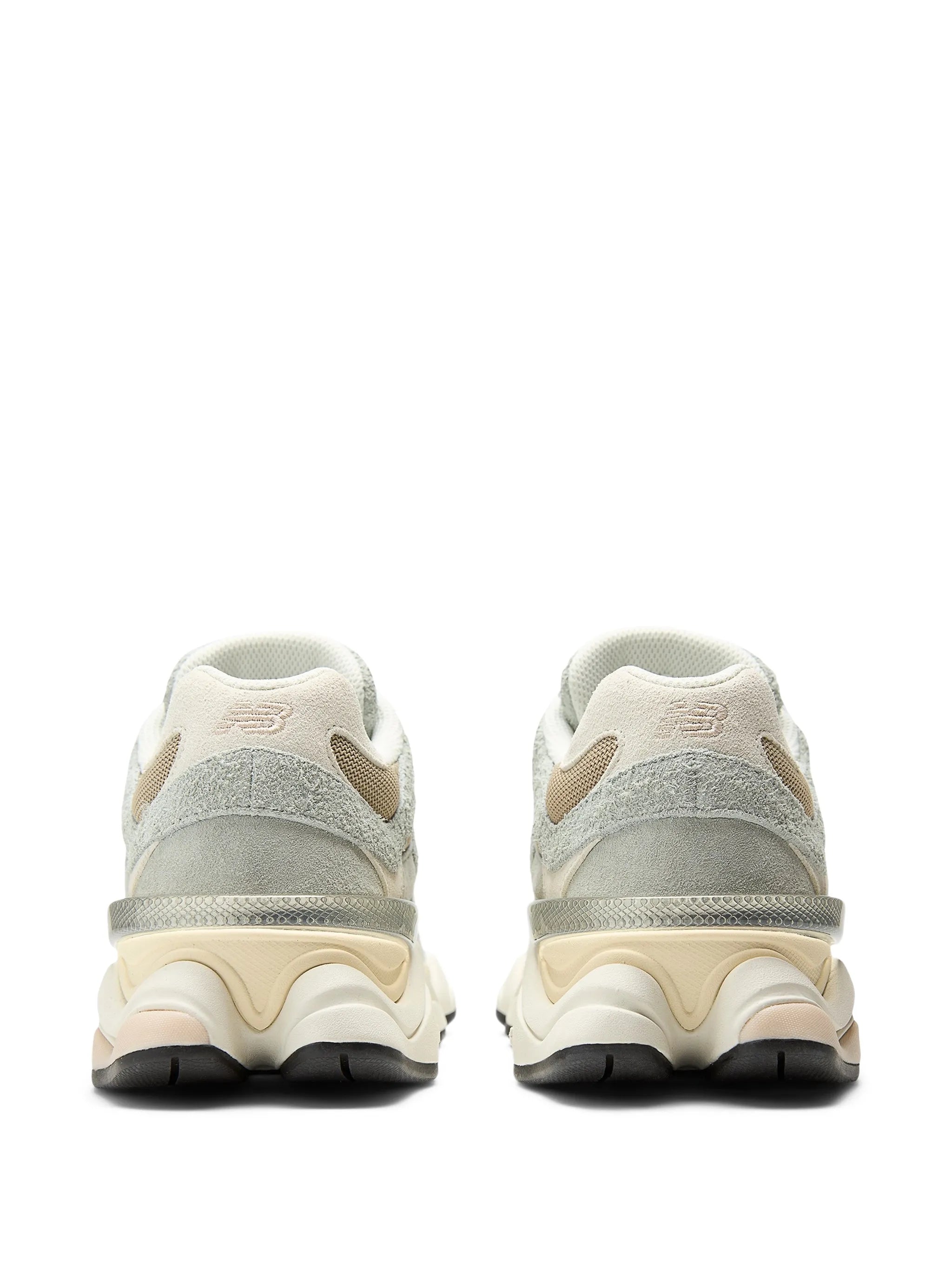 New Balance 9060 Suede Panelled Sneakers