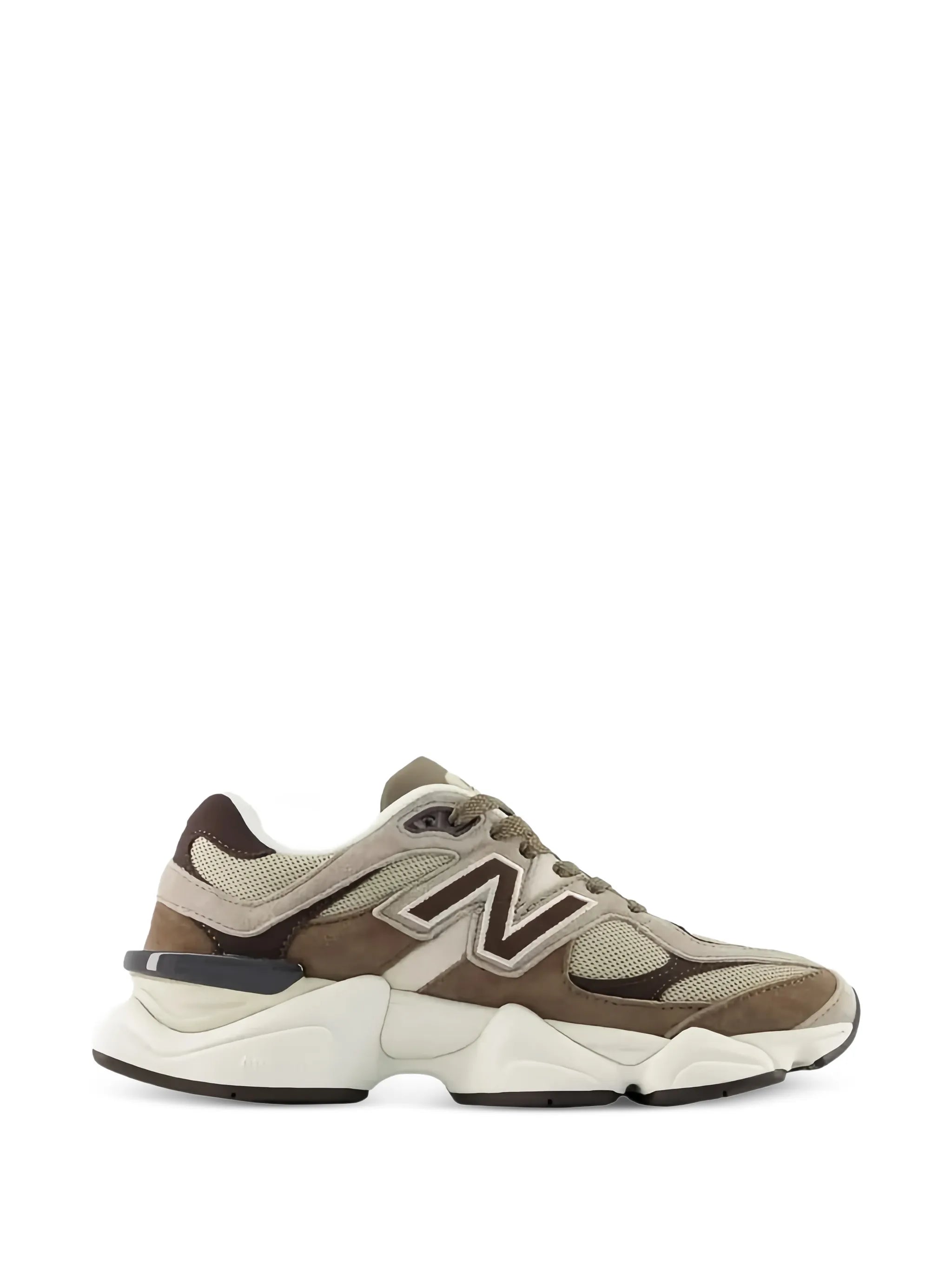 New Balance 9060 Panelled Brown Sneakers