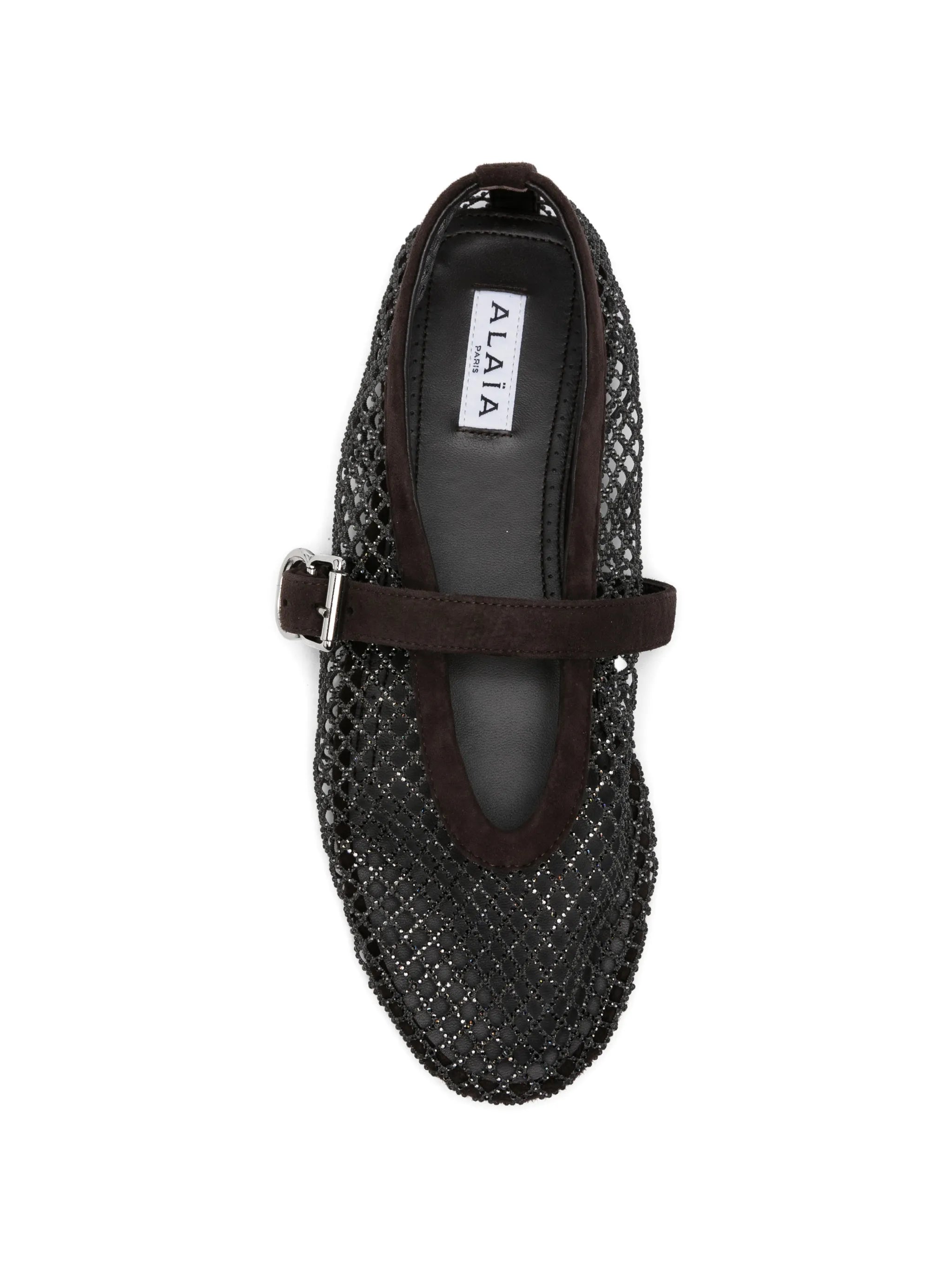 Alaïa Strass-embellished Ballet Flats