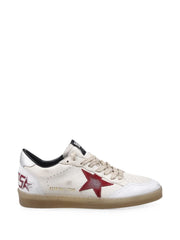 Golden Goose Ball Star White Calf Leather Sneakers