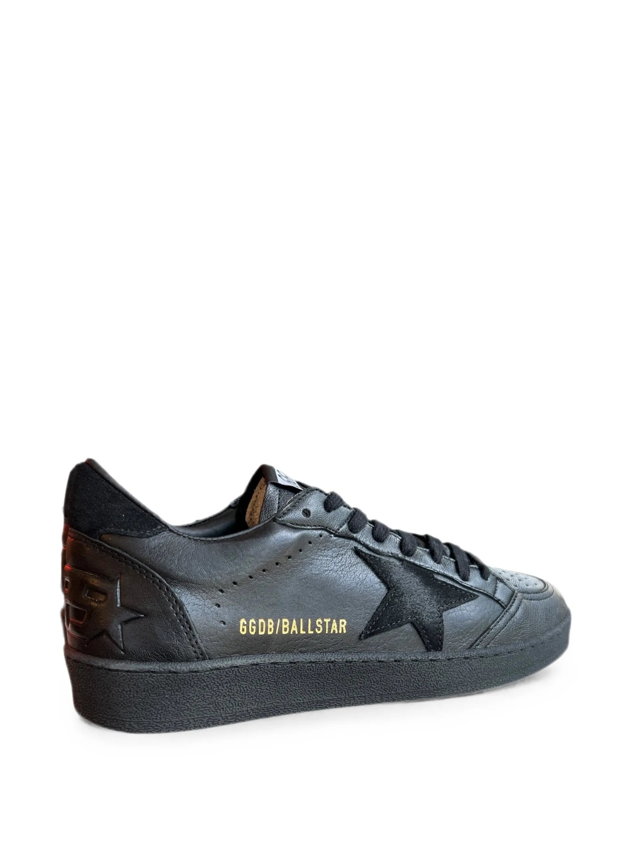 Golden Goose Ball Ball Star Leather Black Sneakers